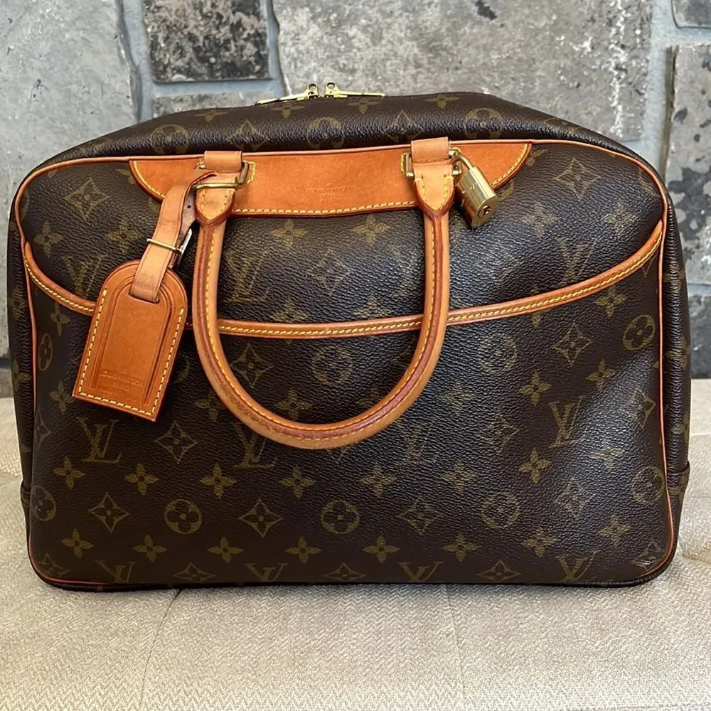 💖✨BEAUTIFUL✨💖 LV DEAUVILLE BOWLING HANDBAG PURSE MONOGRAM